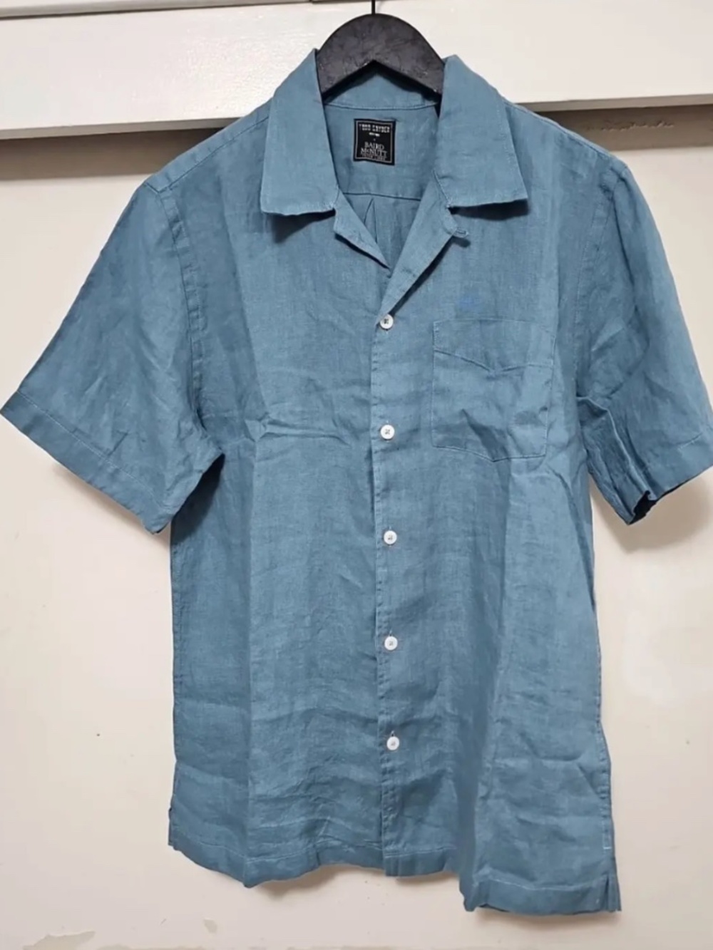 NWT Irish Linen Camp S/S Shirt